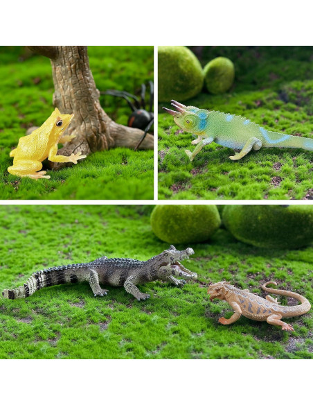 Juego de Figuras de Animales Reptiles TOYMANY 12 PCS Juego de Figuras de Animales Reptiles TOYMANY 12 PCS