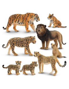 Figuras de Animales de Selva Toymany 8 Piezas 12,7 cm