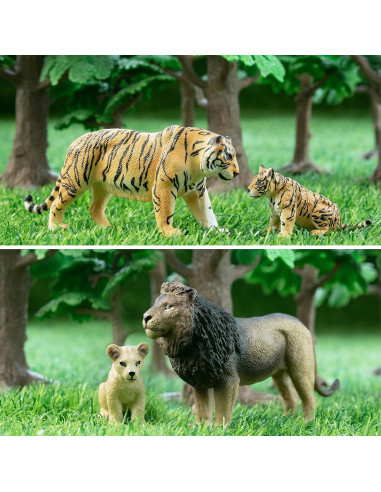 Figuras de Animales de Selva Toymany 8 Piezas 12,7 cm