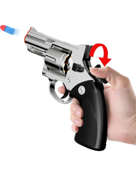 Revolver de Juguete Monochildoing con Balas Blandas 272g Revolver de Juguete Monochildoing con Balas Blandas 272g