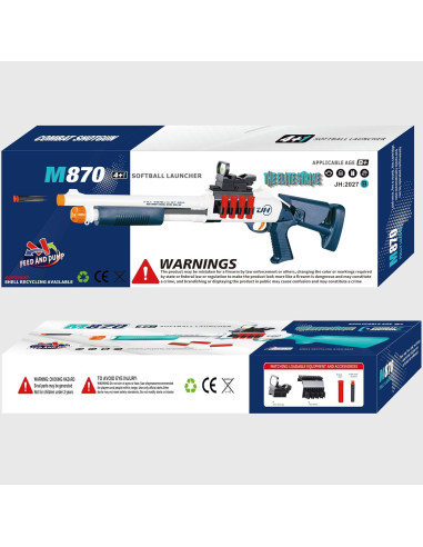 Pistola de Juguete Blaster de Espuma Ouzhimanxing 76 cm