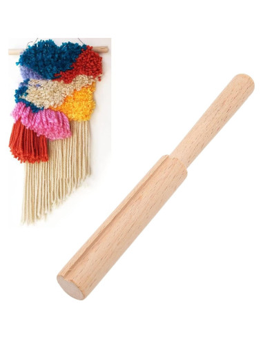 Cortador de Hilo de Madera Pssopp para Tapices y Alfombras