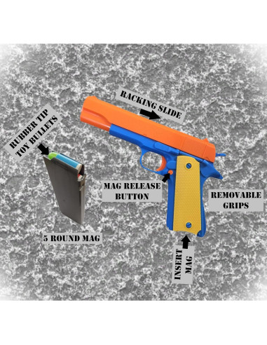 Pistola de Juguete Toshi Station Colt 1911 con 20 Balas