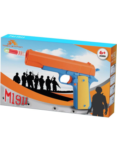 Pistola de Juguete Toshi Station Colt 1911 con 20 Balas