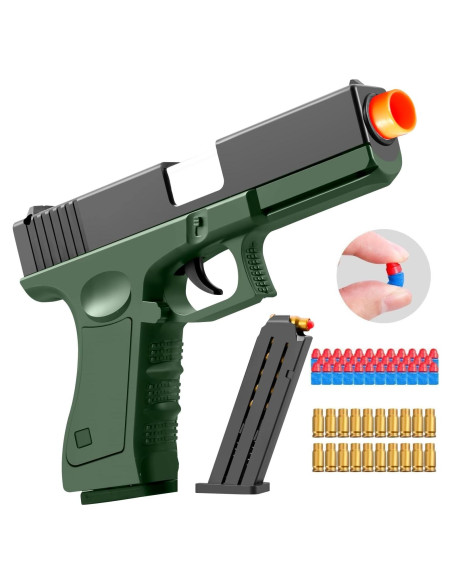 Pistola de Juguete Shushuzz con Balas Suaves y Casquillos Pistola de Juguete Shushuzz con Balas Suaves y Casquillos
