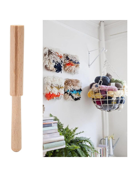 Cortador de Hilo de Madera Pssopp para Tapices y Alfombras