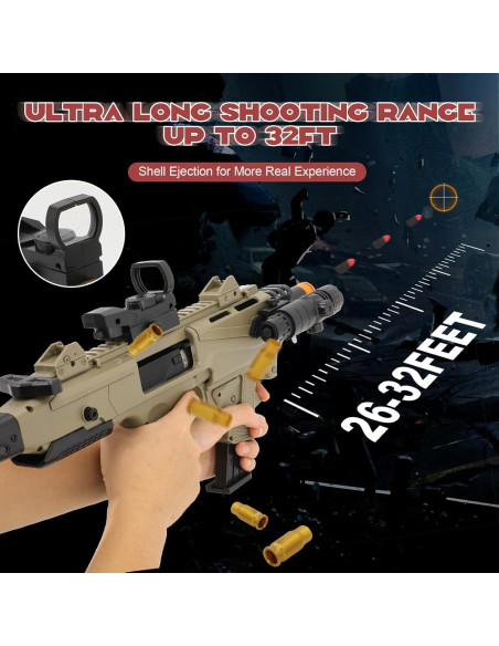 Pistola de Balas Blandas Spcozgil con Expulsión de Casquillos