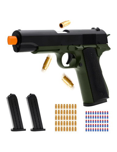 Pistola de Juguete Spcozgil con 50 Balas de Espuma EVA