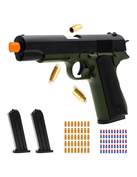 Pistola de Juguete Spcozgil con 50 Balas de Espuma EVA Pistola de Juguete Spcozgil con 50 Balas de Espuma EVA