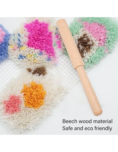 Cortador de Hilo de Madera Pssopp para Tapices y Alfombras