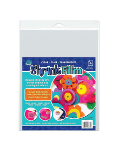 Película de Encogimiento Grafix - 6 Hojas Transparentes 21.6x27.9cm