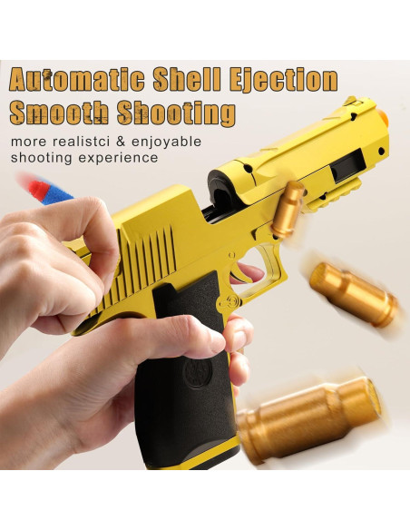 Pistola de Juguete Nogevo con Balas Blandas y Casquillos