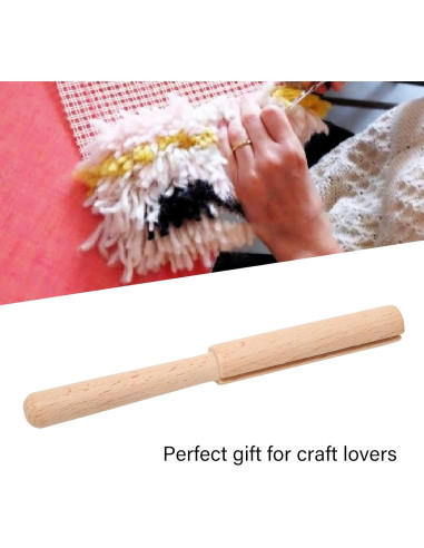 Cortador de Hilo de Madera Pssopp para Tapices y Alfombras