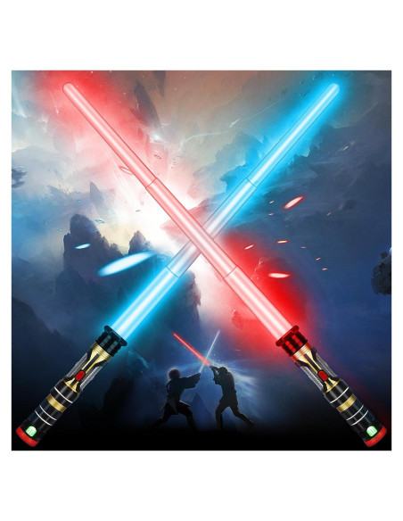 Sables LED Iluminados SAIYUE Paquete de 2 para Niños y Adultos