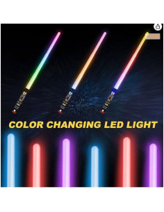 Sables LED Iluminados SAIYUE Paquete de 2 para Niños y Adultos 2