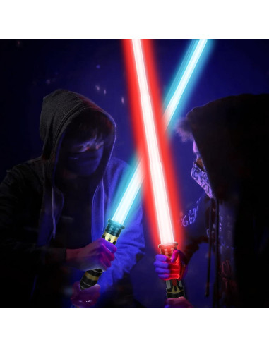 Sables LED Iluminados SAIYUE Paquete de 2 para Niños y Adultos