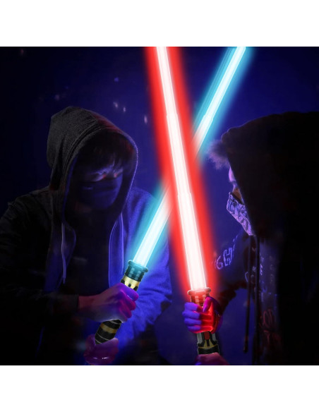 Sables LED Iluminados SAIYUE Paquete de 2 para Niños y Adultos