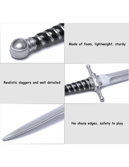 Dagas de Espuma PU DAYSTART para Disfraces y Entrenamiento