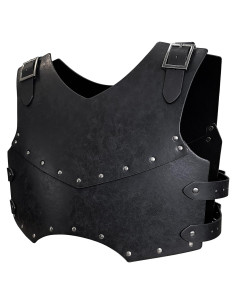 Armadura de Pecho de Cuero Sintético HiiFeuer Ajustable