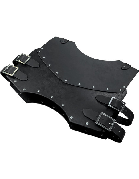 Armadura de Pecho de Cuero Sintético HiiFeuer Ajustable