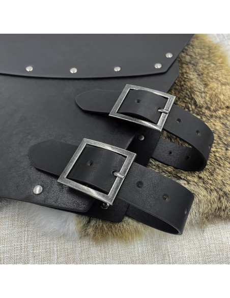 Armadura de Pecho de Cuero Sintético HiiFeuer Ajustable