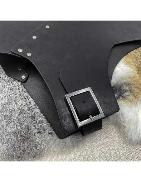 Armadura de Pecho de Cuero Sintético HiiFeuer Ajustable