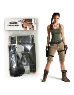 Funda de Muslo Ajustable SeptCity con 2 Pistolas Falsas