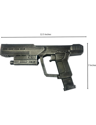 Bláster de espuma M6C Halo 31,75 cm para cosplay y colección