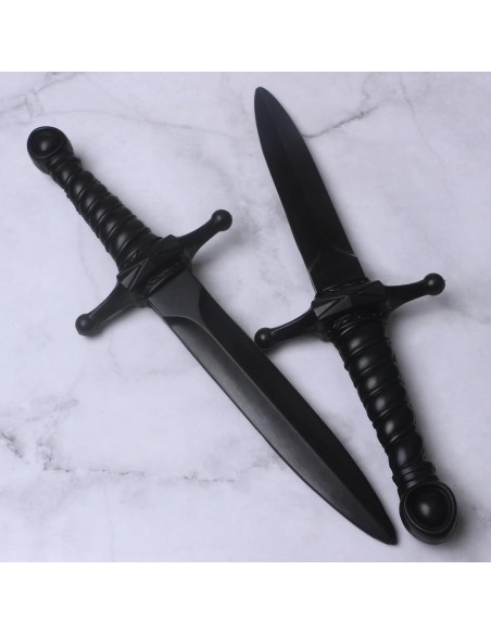 Daga de espuma Hoappa negra 38,1 cm - Paquete de 2