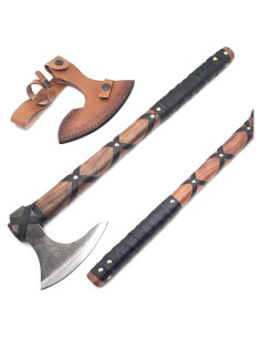 Hacha Vikingo Ancilla 45.72 cm Acero Carbono para Cosplay
