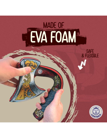 Hacha Vikinga de Espuma Liontouch para Niños 3-10 Años