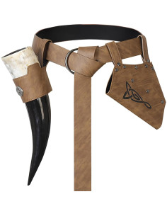 5 Piezas Accesorios Medievales para Cosplay - Cinturón y Soporte 2