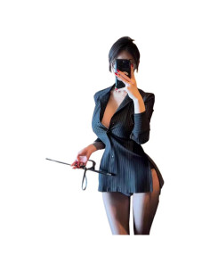 Disfraz de Secretaria Sexy SENJIY - Vestido OL Ajustado