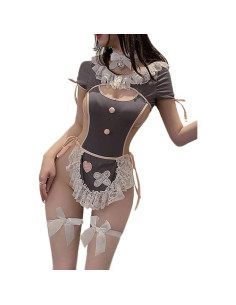 Traje de Sirvienta Cosplay SNOMYRS Lencería Kawaii 2