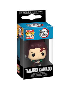 Funko POP! Llavero Tanjiro Kamado Demon Slayer 11.76 cm 2