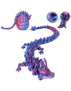 4 Huevos de Dragón 3D ONEVIVE con Sorpresa Infantil 2