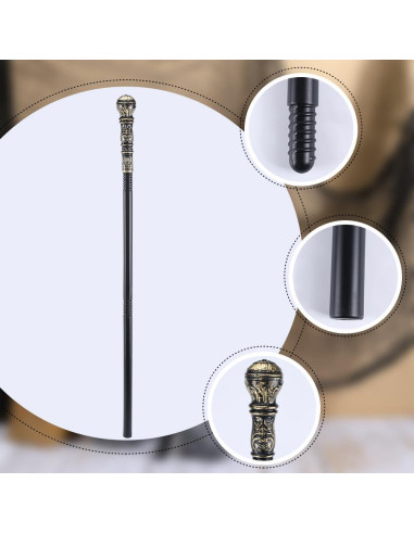 Bastón Vintage GORGECRAFT para Disfraz 80.5 cm Halloween