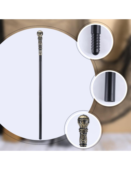 Bastón Vintage GORGECRAFT para Disfraz 80.5 cm Halloween