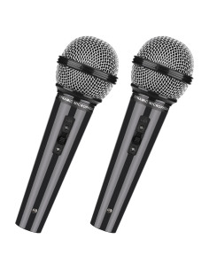 Facmogu 2 Micrófonos Falsos de Plástico para Niños