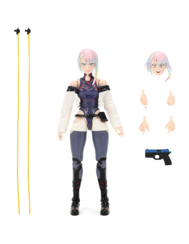 Figura de Acción Jada Toys Lucy Cyberpunk 1:12 14.48 cm