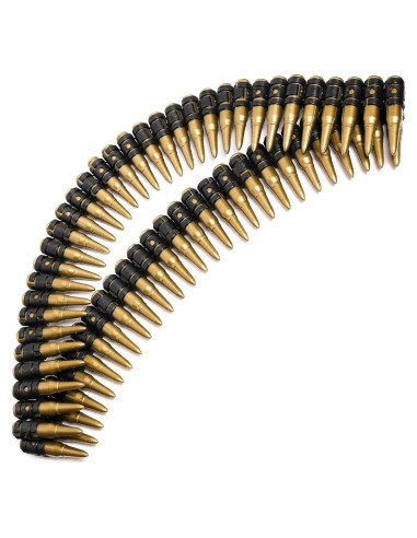 Cinturón de Balas Falsas Skeleteen 152 cm Accesorios Disfraz