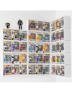 Estuche Exhibición Apilable Welloux para 12 Funko Pops 2