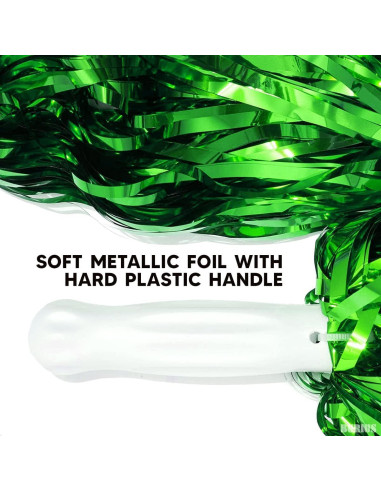 Set de Pompones de Animación BURIUS - 6 Piezas Multicolor 25 cm