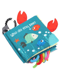 Libro de Tela Interactivo Bebé Mondo Océano 0-18 Meses