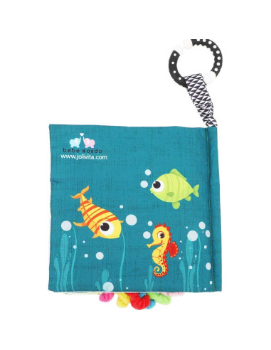 Libro de Tela Interactivo Bebé Mondo Océano 0-18 Meses