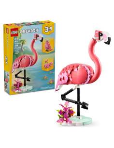 LEGO Creator 3 en 1 Animales Salvajes Flamenco Rosa 288 Piezas
