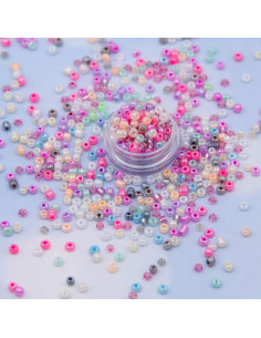 Kit de Cuentas de Semilla EuTengHao 18000 Piezas 2mm Vidrio 2