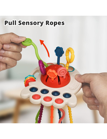 Juguete Sensorial Montessori Tiyol Pulpo 11.99x13.49cm