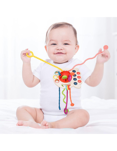 Juguete Sensorial Montessori Tiyol Pulpo 11.99x13.49cm