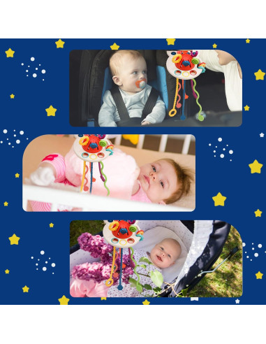 Juguete Sensorial Montessori Tiyol Pulpo 11.99x13.49cm